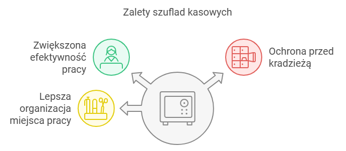 Zalety szuflad kasowych